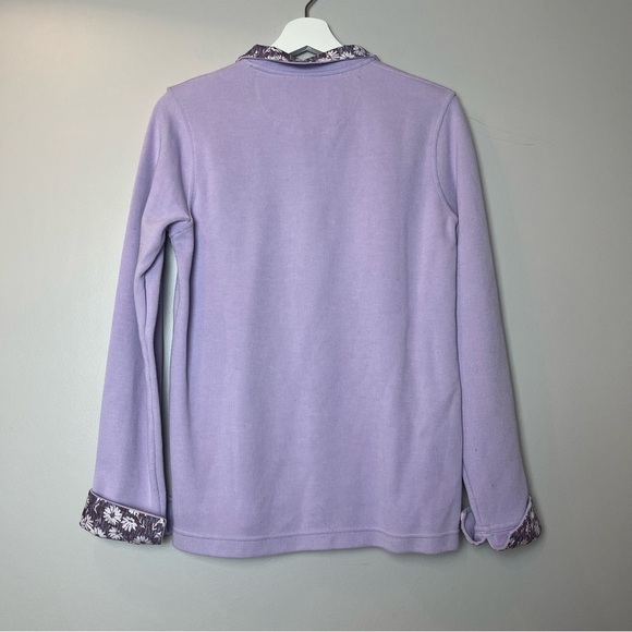 Orvis Quarter Zip Lavender Pull Over - Picture 10 of 10